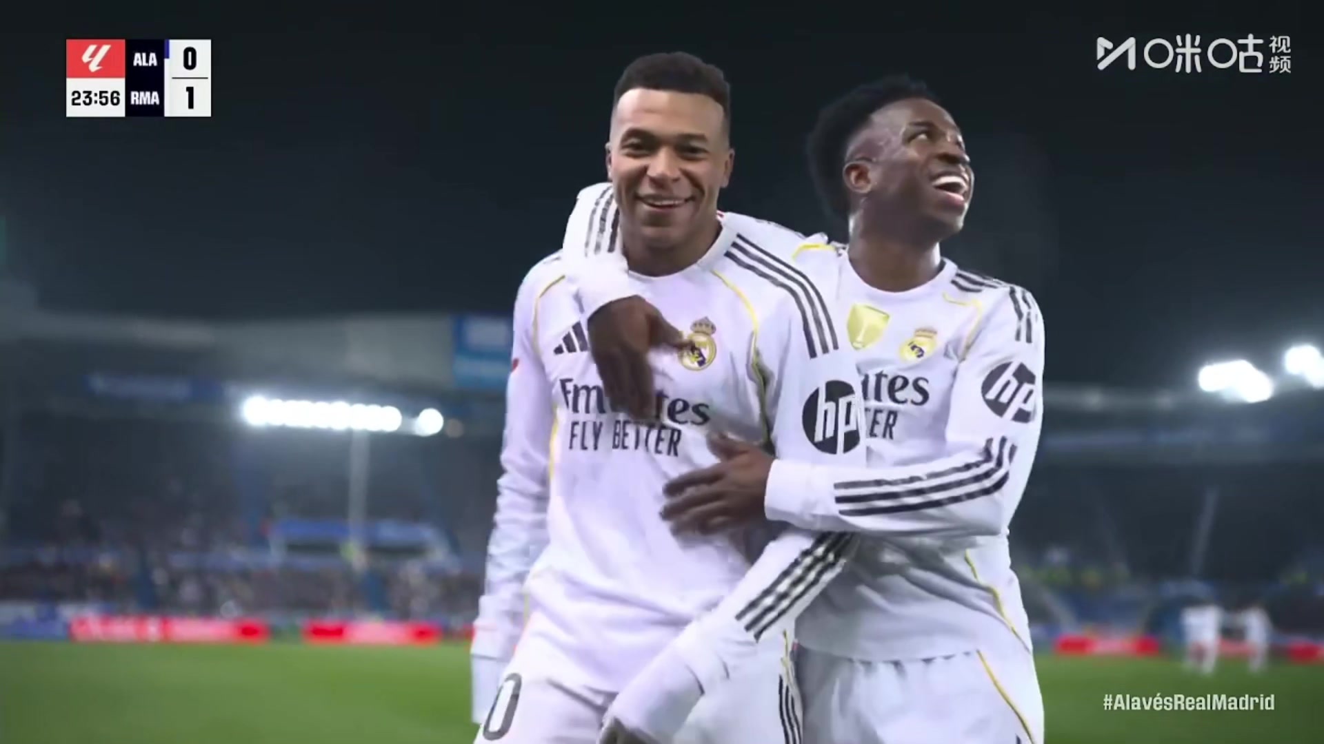 姆总还是强啊！罗德里戈后场断球，贝林厄姆助攻姆巴佩破门