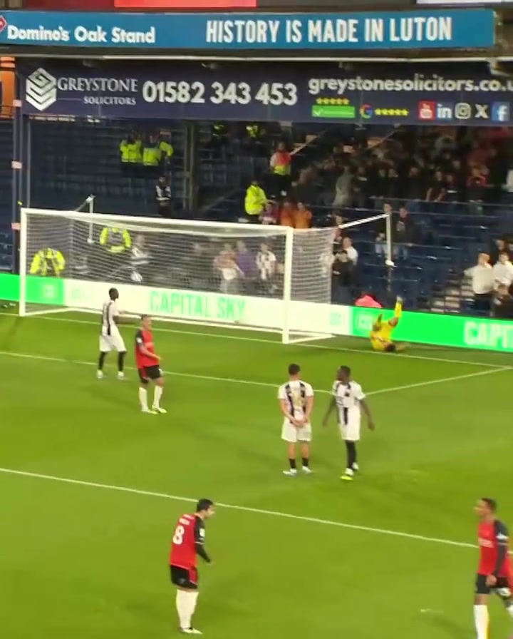 小球队也可以有高手！卢顿球员布拉马尔的顶级任意球！