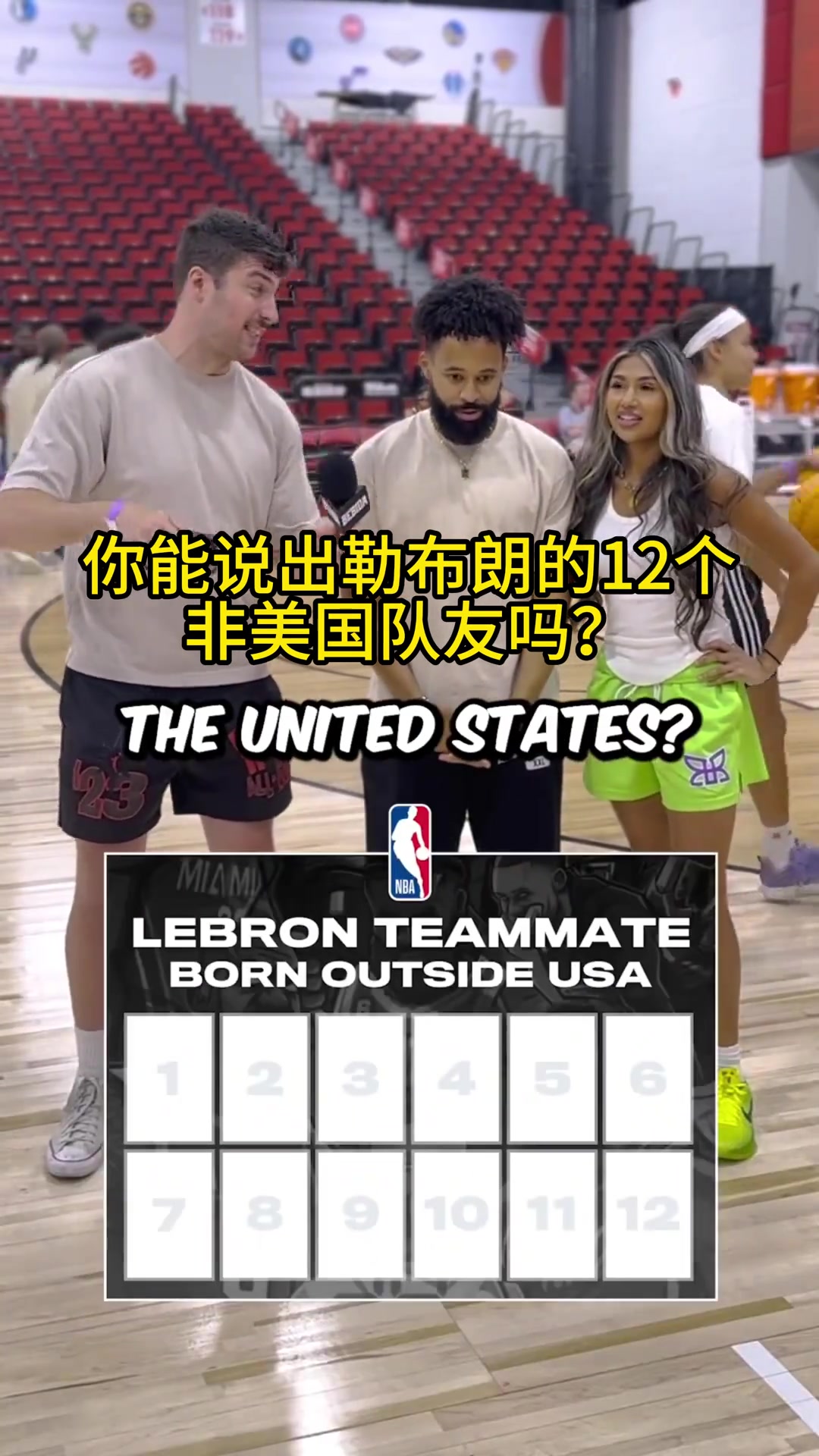 吧友能一口气说出詹姆斯的12个非美国籍队友吗？