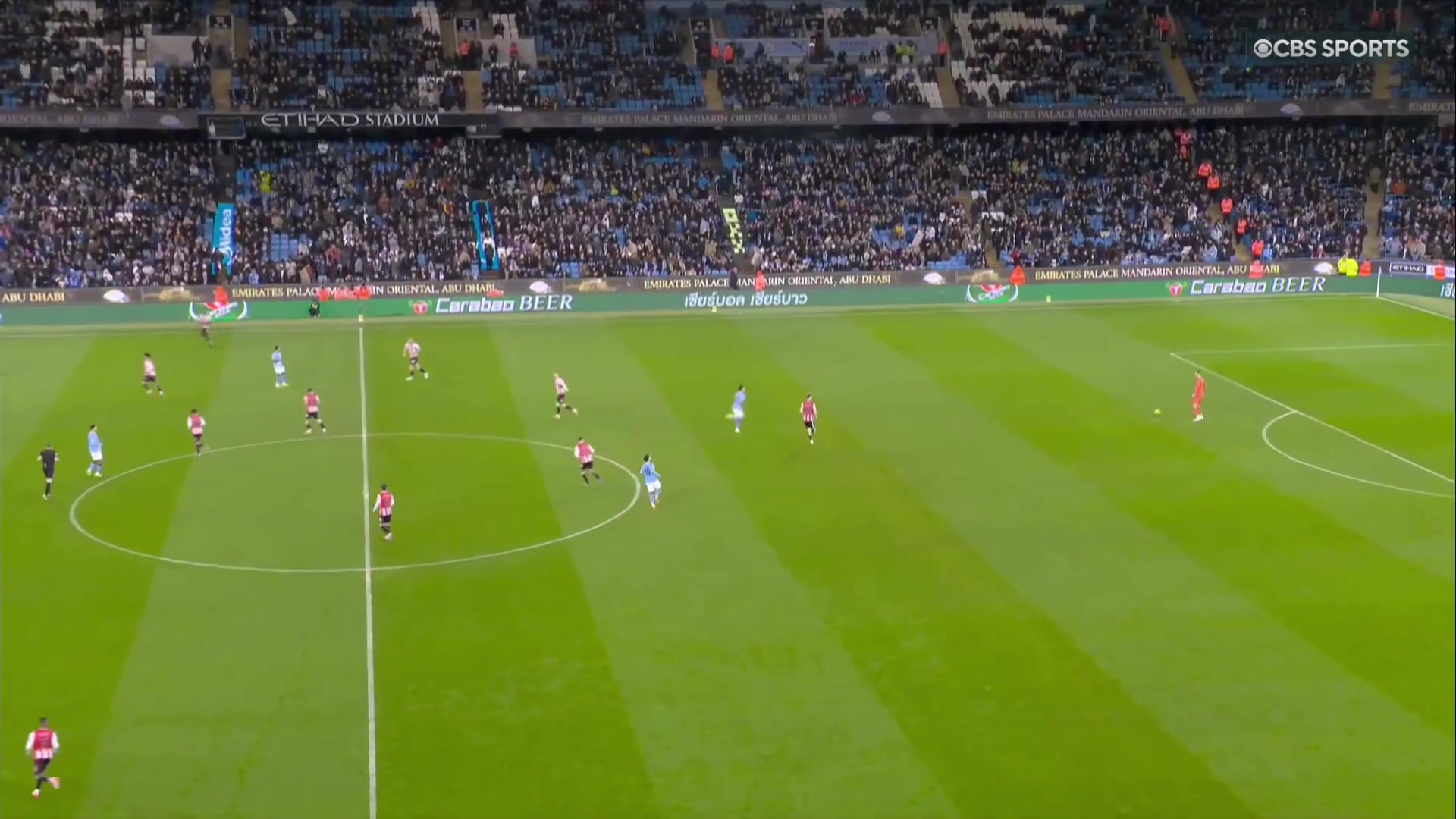 【集锦】联赛杯-谢尔基破门萨维尼奥建功 曼城2-0小蜜蜂晋级四