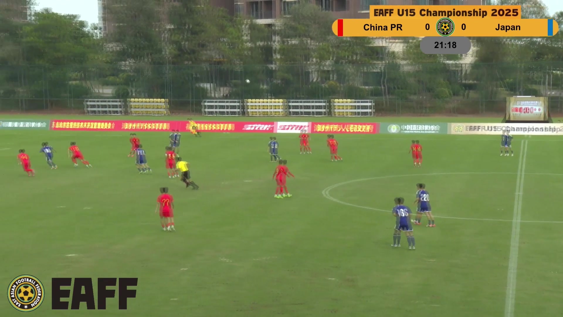 惊险中柱！中国U15遭日本长传冲吊，随后一脚打门击中门框