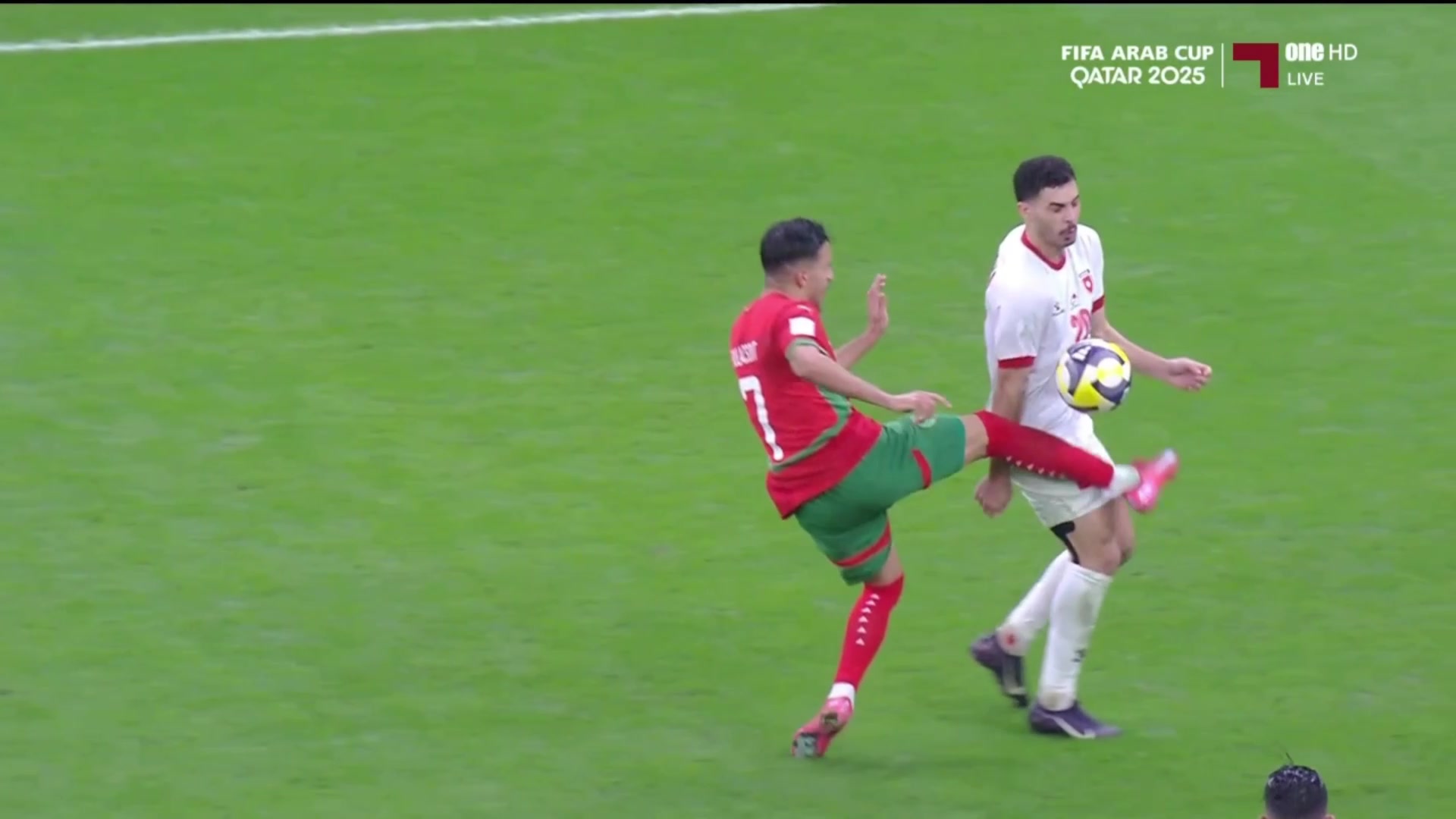 可惜！摩洛哥加时赛上半场开场10秒进球，被吹手球进球无效！