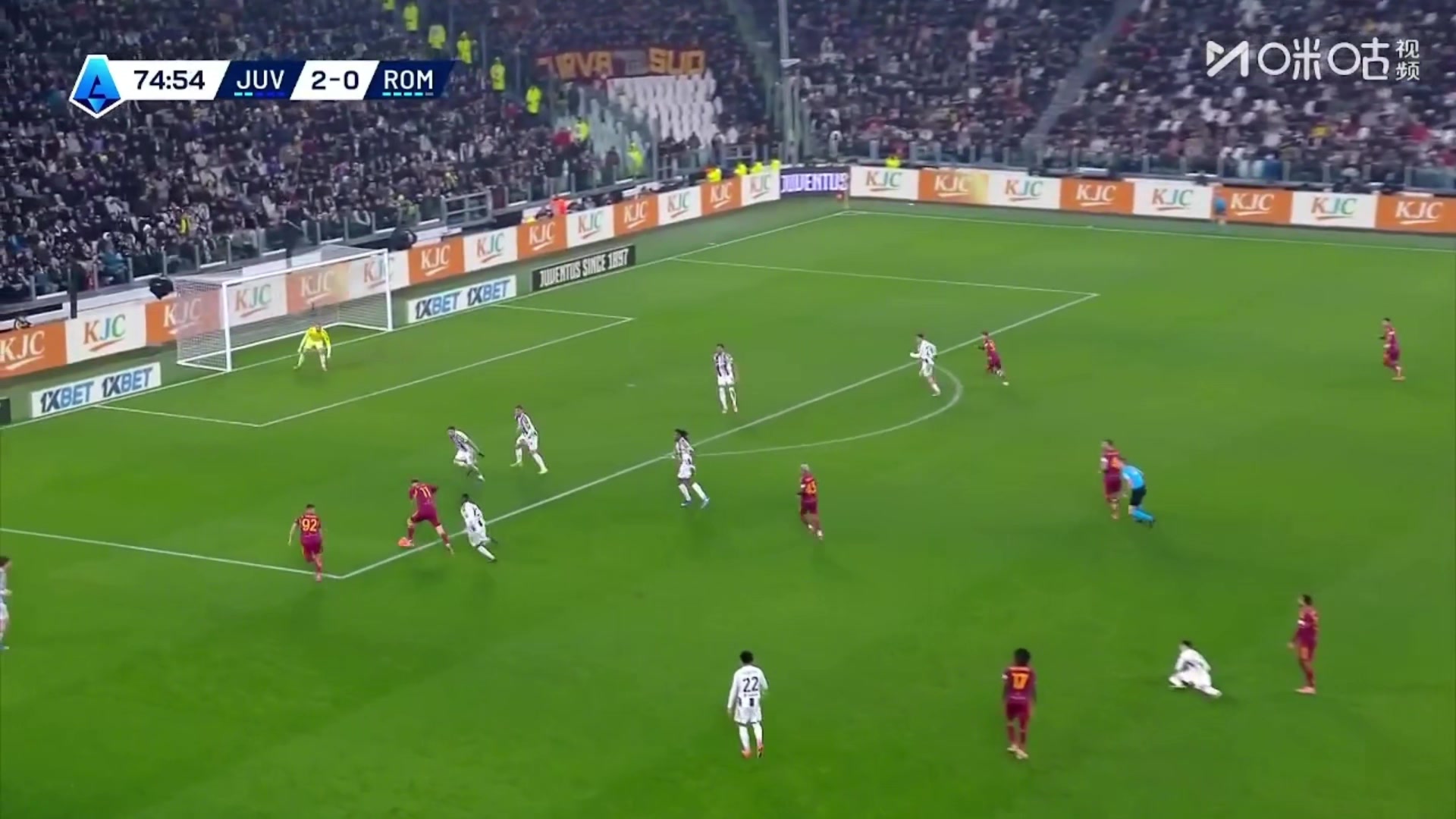 扳回一球！埃文·弗格森大力射门被扑出，巴尔丹齐补射建功