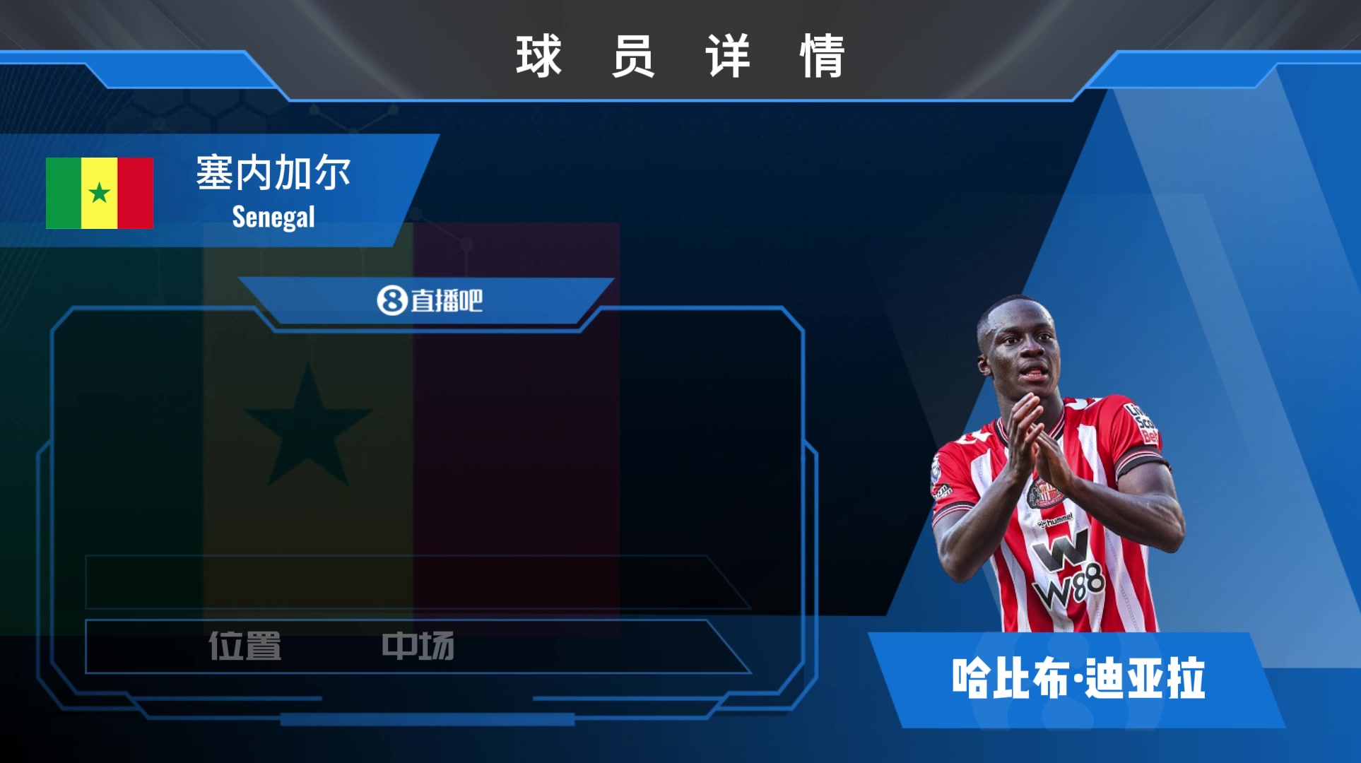 桑德兰迪亚拉集锦：非洲典型黑又硬中场 抢断铲球样样猛