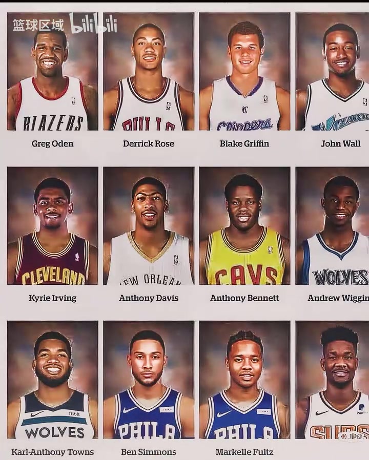 美媒晒图：在07~18年的状元中，你的第一顺位会选择谁？