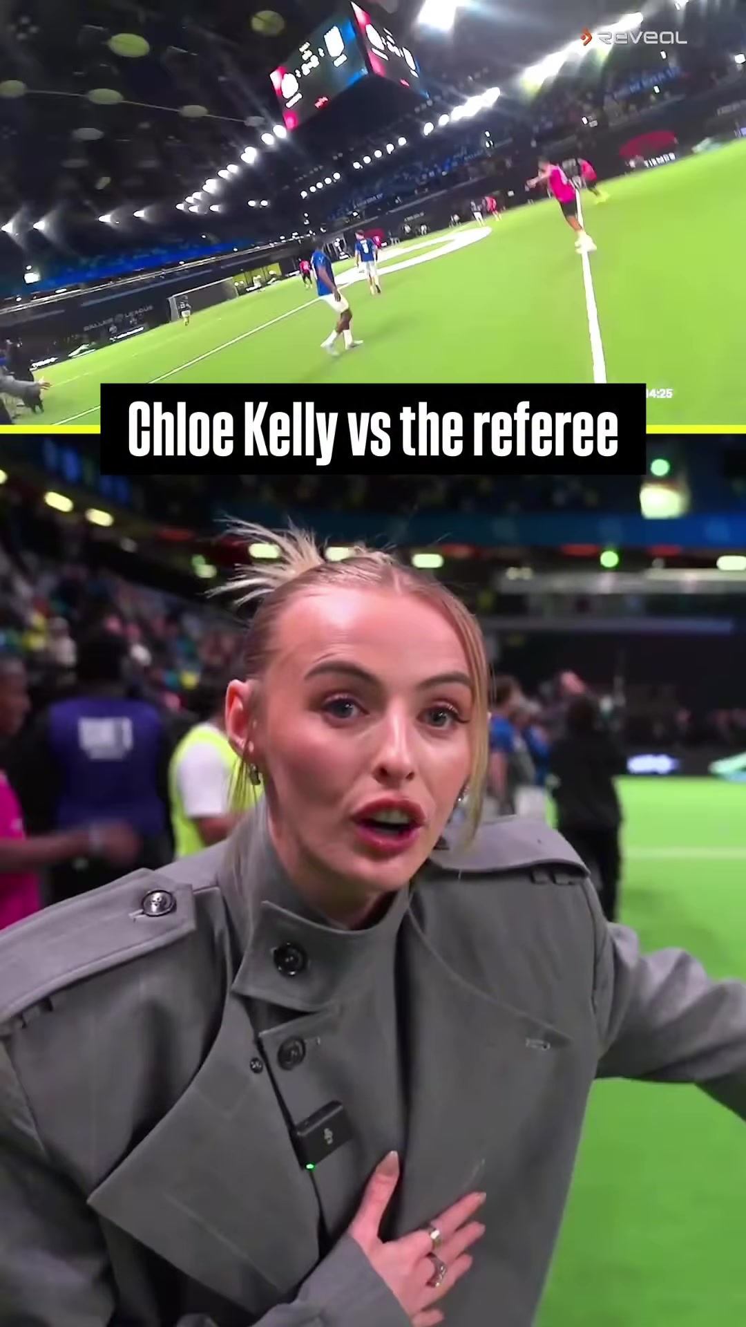 英格兰女足凯莉化妆完竟然如此美艳，哪怕向裁判申诉时都很辣