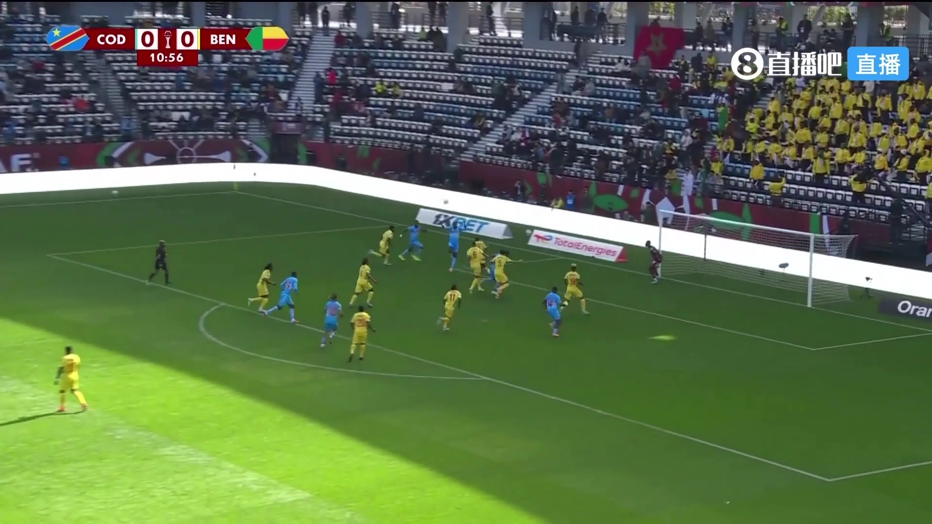 【集锦】非洲杯-民主刚果1-0贝宁 博格纳达制胜，巴坎布失良机