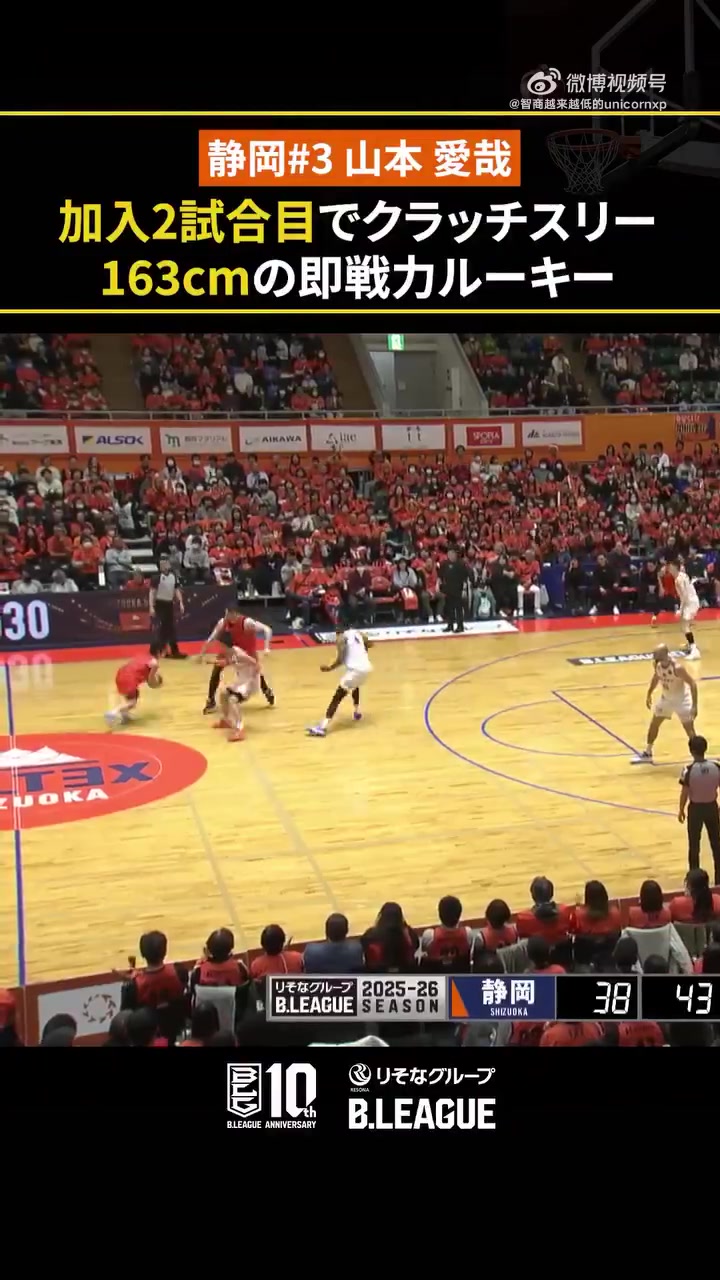 日本B联赛球员最矮身高再次被刷新！看仅1米63的山本爱哉打球