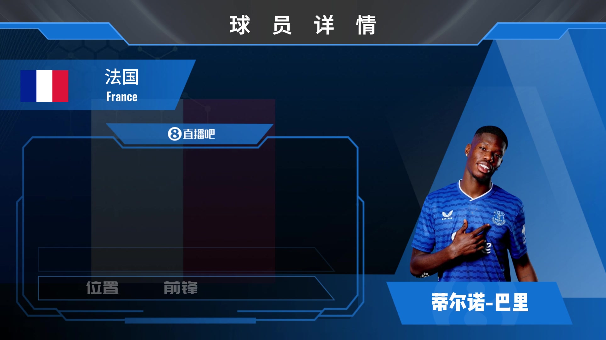 埃弗顿巴里集锦：可边可中的冲击型前锋 脚下略粗糙&支点作用欠缺