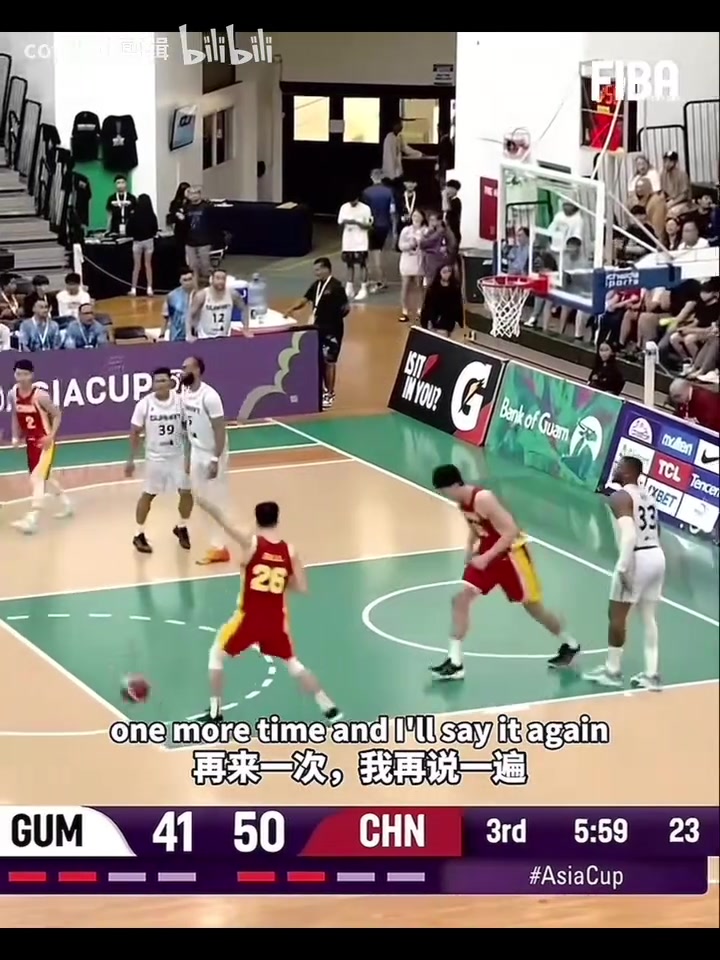 让英文解说连连感叹！回顾杨瀚森此前亚预赛砍下19分9板集锦！