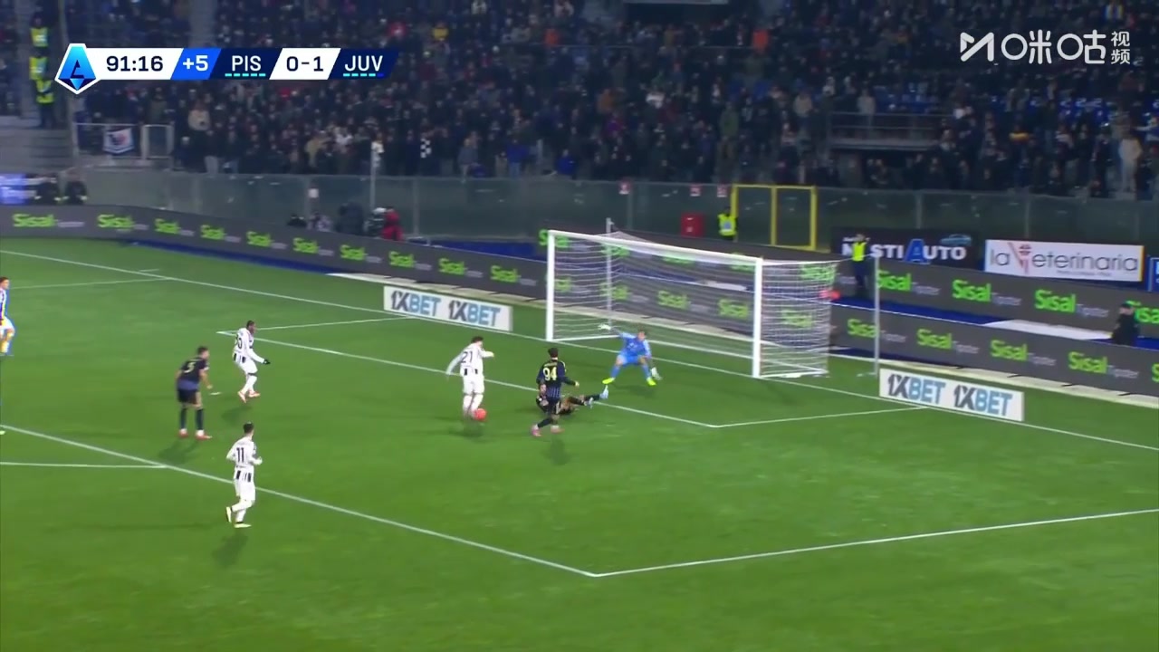 尤文补时锁定胜局！伊尔迪兹后点打空门得手！