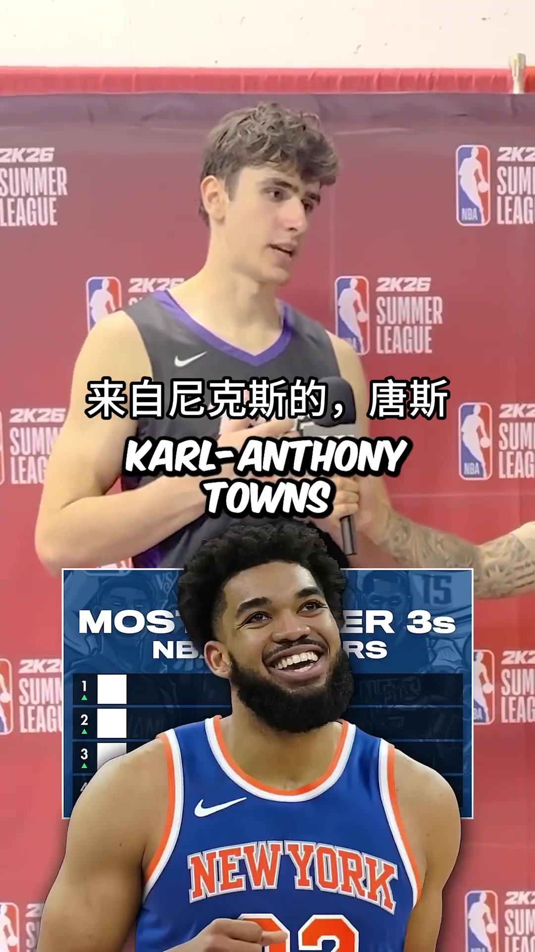 吧友们能说出NBA命中3分最多的8个中锋吗？