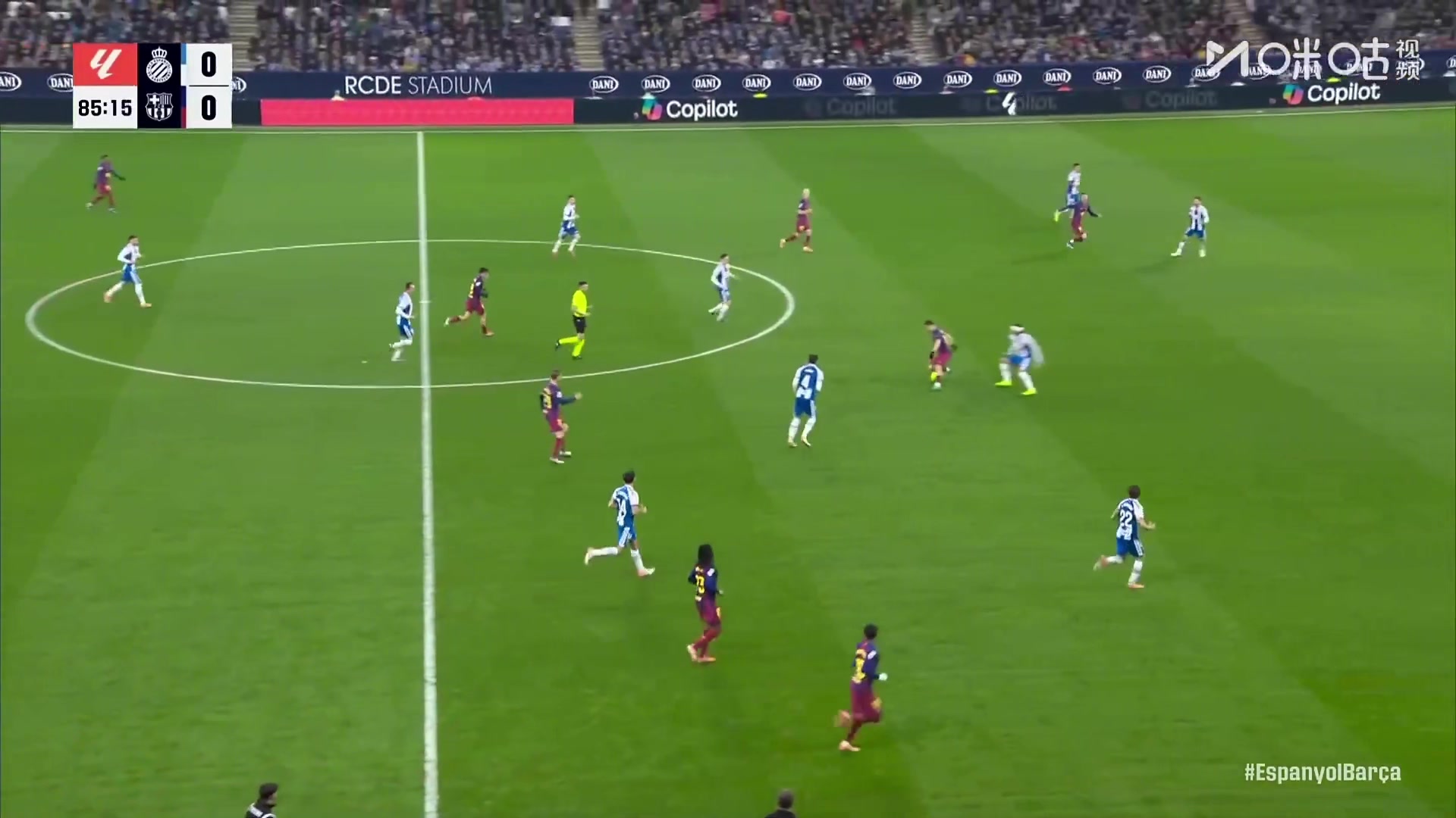 绝杀来了!费尔明弧顶分球,奥尔莫替补兜射死角破门