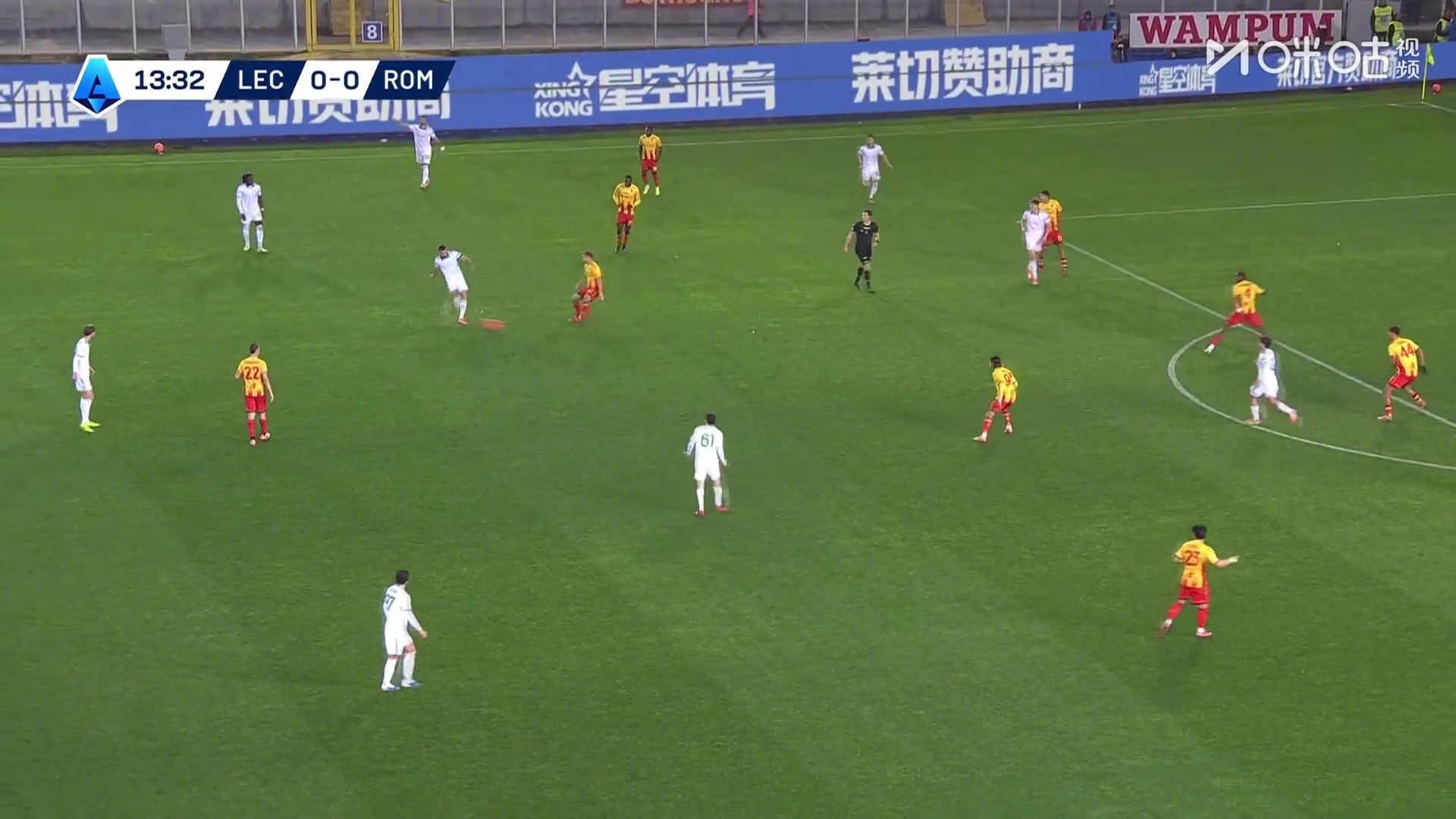 顶级射术！埃文·弗格森迎球转身贴地斩破门，罗马1-0领先