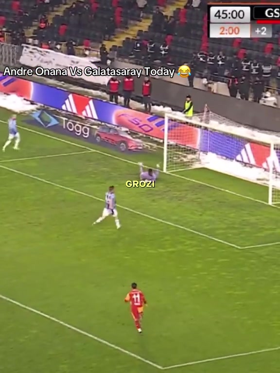 火力太强！土超杯半决赛奥纳纳镇守的球门被加拉塔萨雷四度洞穿