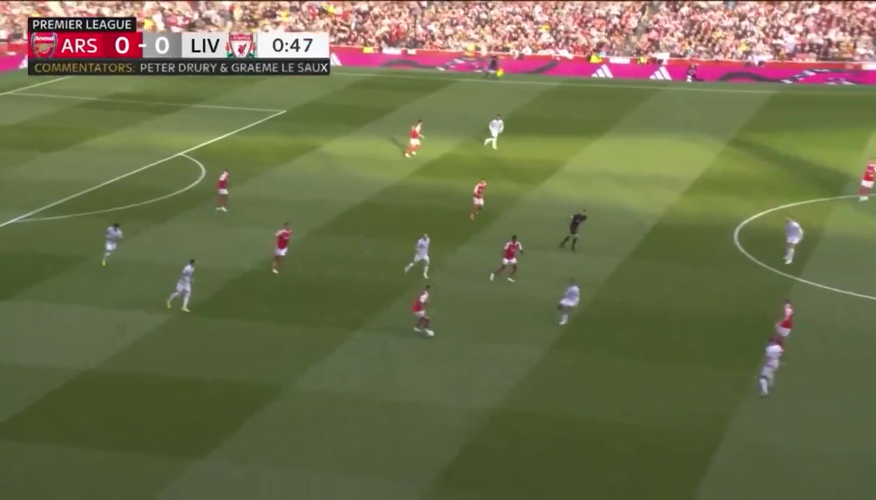 经典进球！阿森纳三传两脚打穿红军防线破门