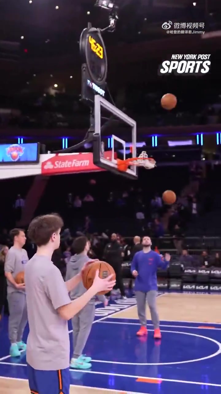 哈登赛前热身，看起来不受伤病影响呀