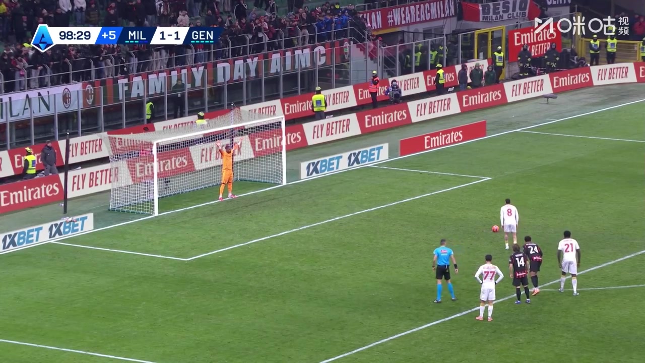 戏剧！米兰最后时刻送点， 中超旧将斯坦丘点球一脚打飞机！