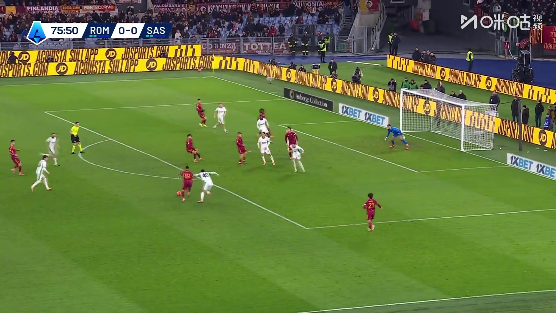 苏莱传中送出美妙弧线，科内头槌破门打破僵局