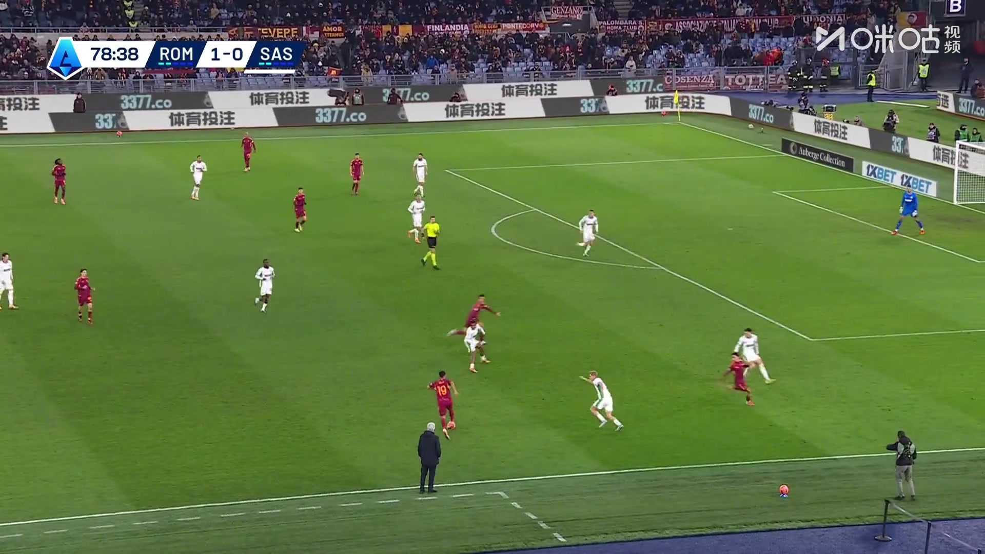 渐入佳境！沙拉维脚后跟做球，苏莱推射破门