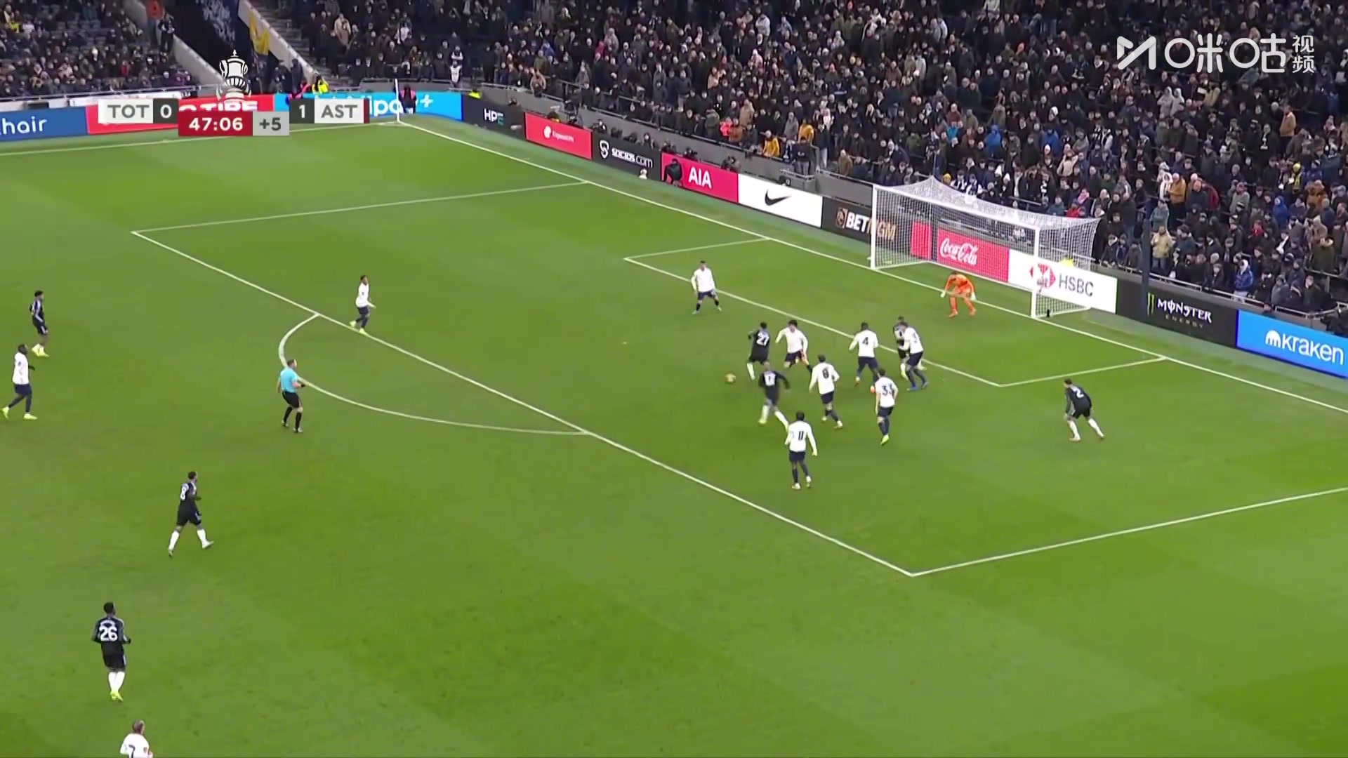 布恩迪亚磕球助攻，罗杰斯低射直入死角