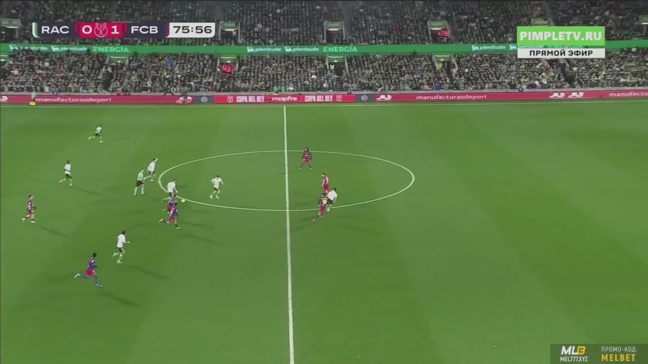 巴萨逃过一劫！桑坦德竞技破门扳平，越位在先进球无效！