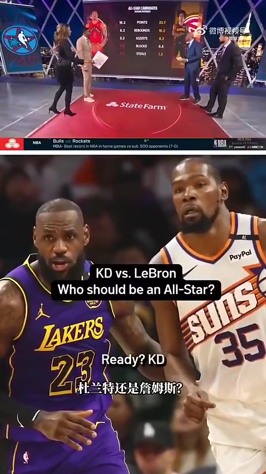 老詹和KD今年谁更值得进全明星？麦迪：我选KD