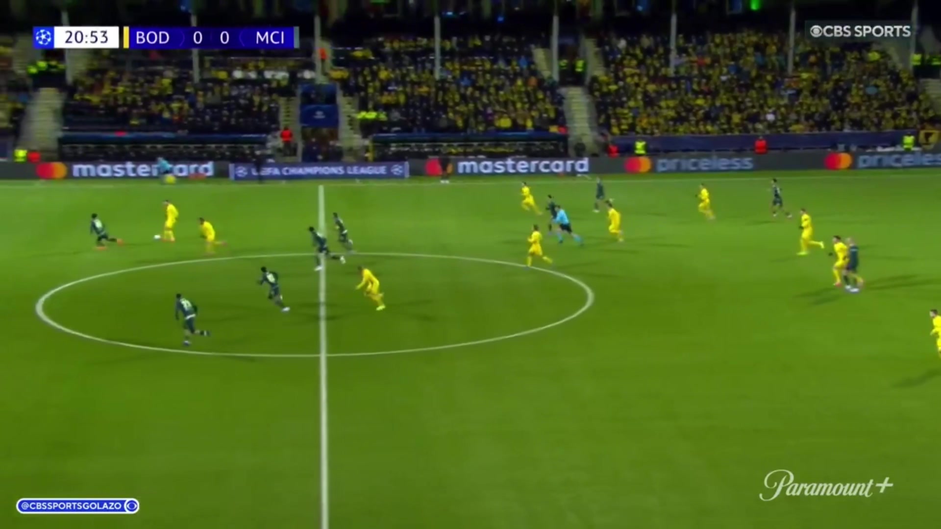 霍格头球破门，博德闪耀1-0领先曼城！