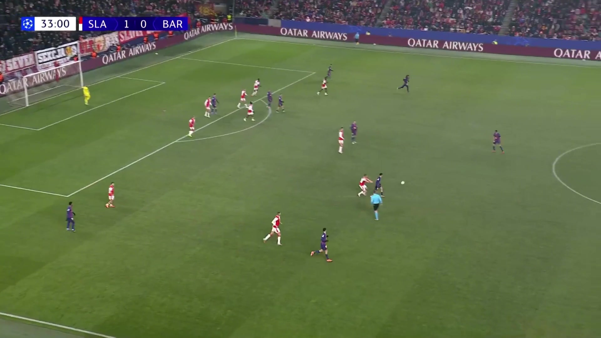 巴萨扳平比分!德容直塞送助攻,费尔明小角度劲射入网