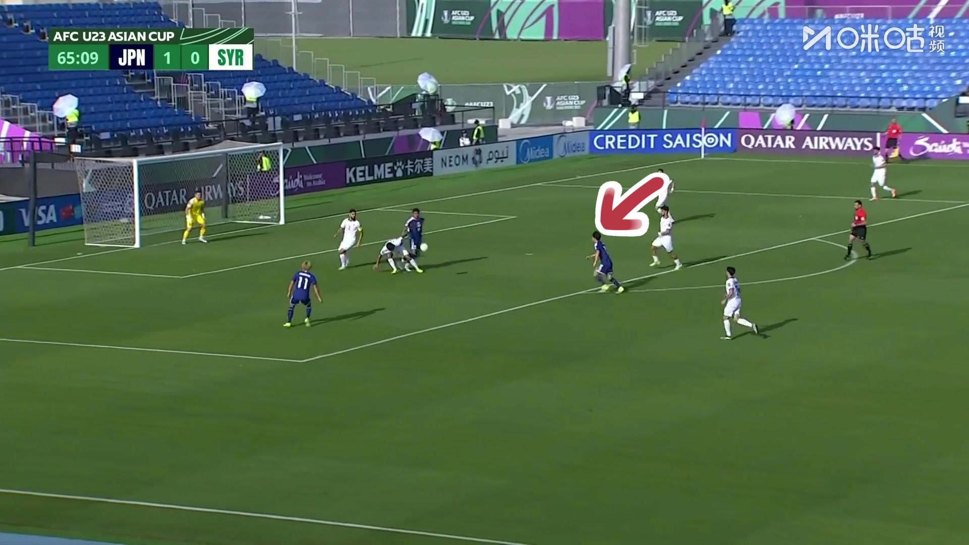 国足U23要小心他❗日本队头号球星-佐藤龙之介，曾单场造4球