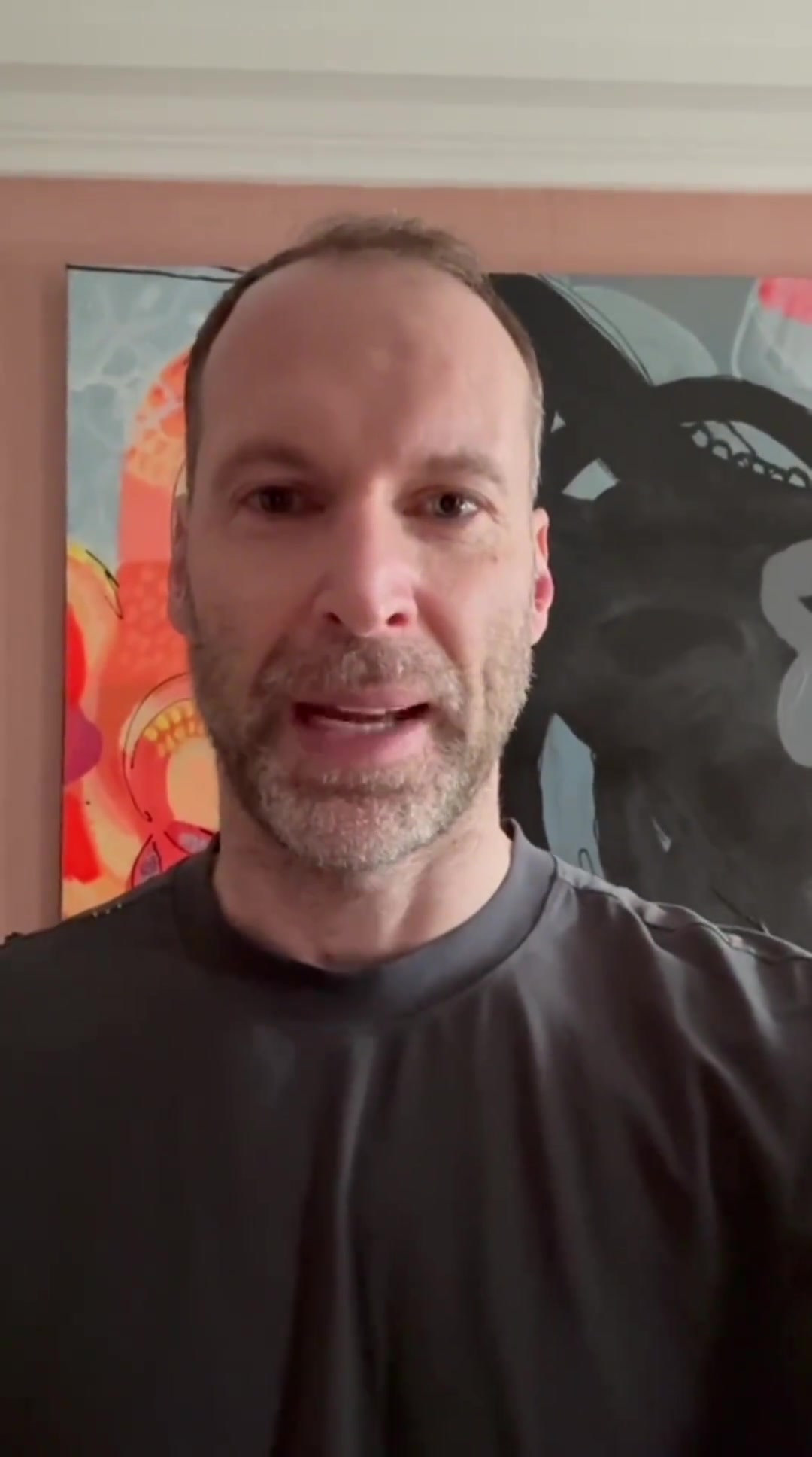 切赫拍视频祝福李昊：决赛是很特别，你有很多零封，祝你决赛好运