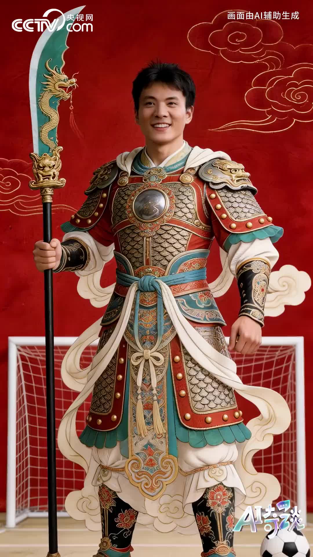 赛博神话！央视AI视频预热U23亚洲杯决赛