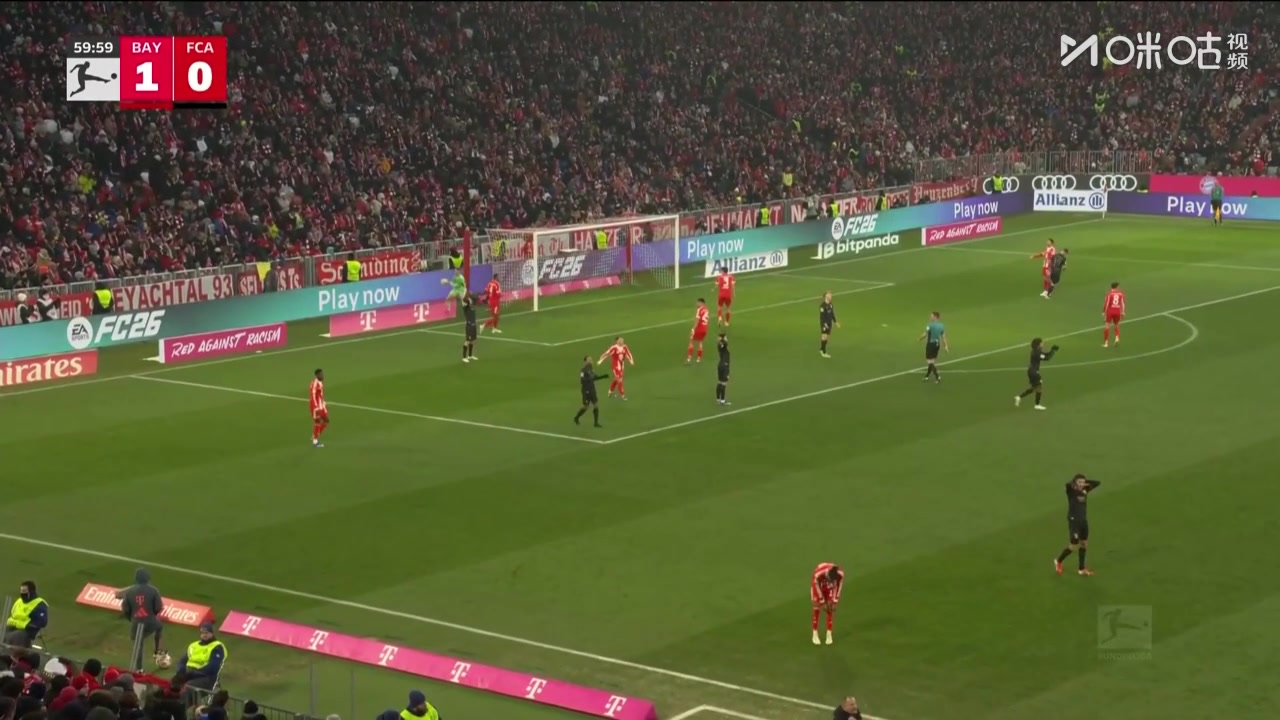 【集锦】德甲-乌尔比希送礼奥利塞助攻 拜仁1-2奥格斯堡联赛首败