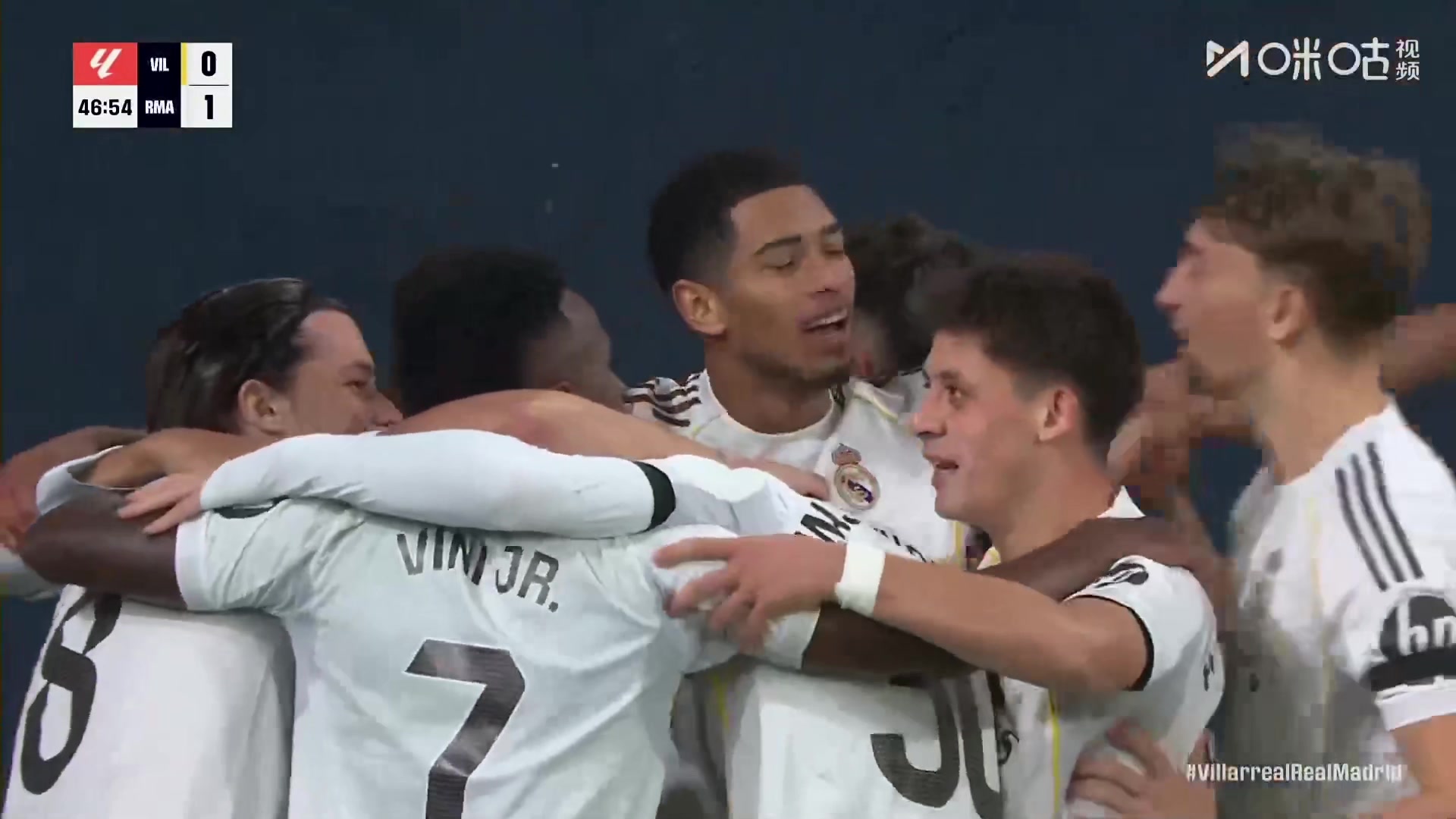 赛季联赛第20球！维尼修斯强突传中，姆巴佩捡漏得手