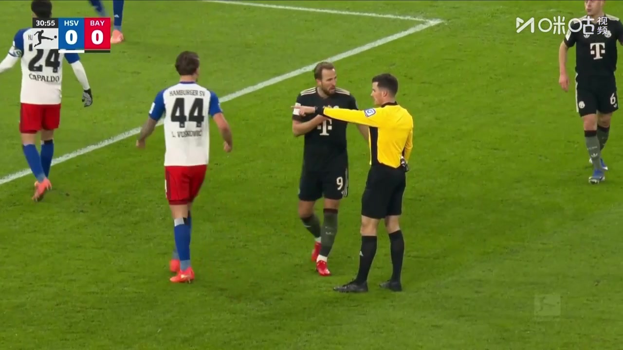 汉堡先动的手！基米希禁区内犯规送点！维埃拉点射罚进死角！