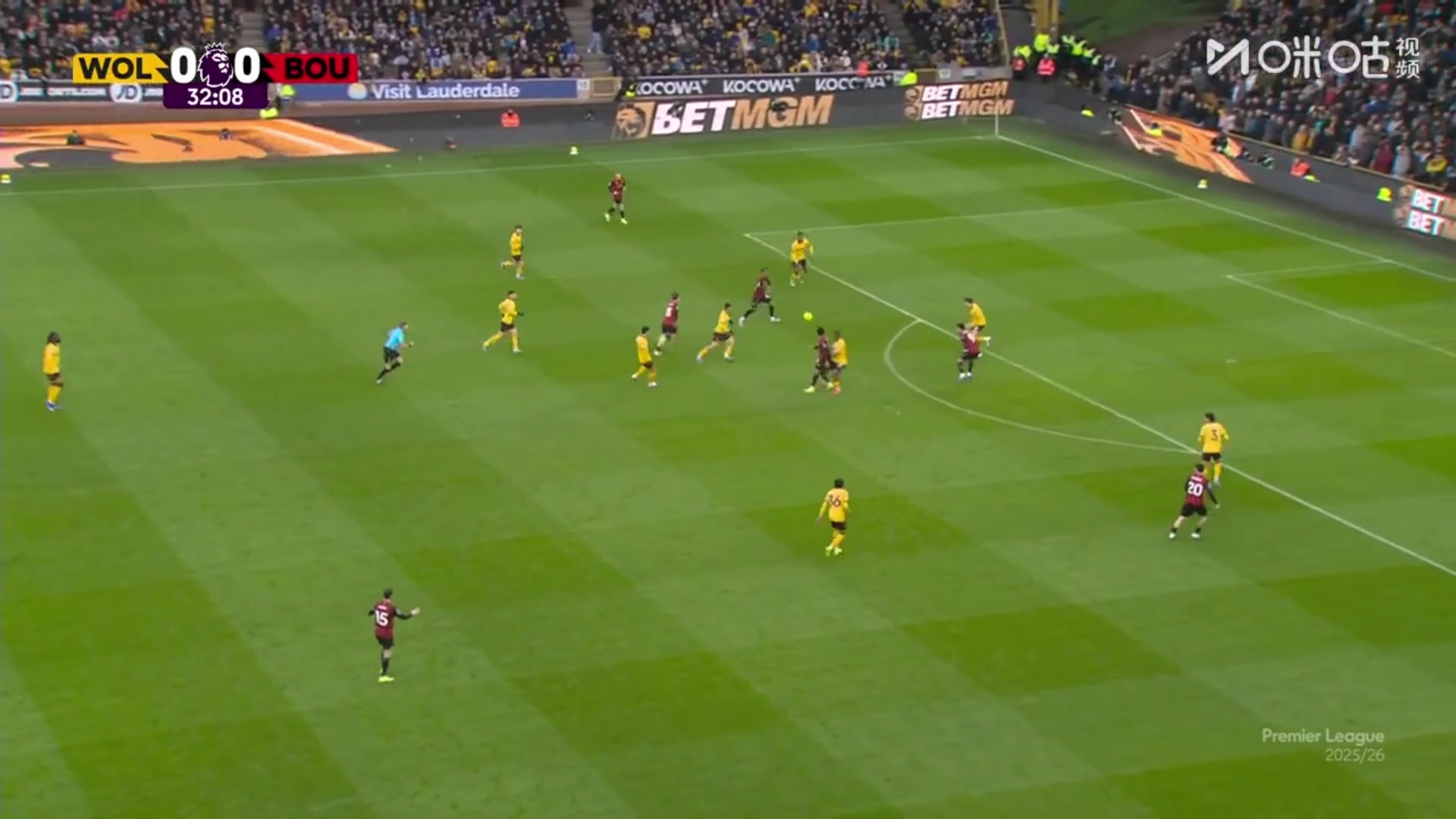 伯恩茅斯妖星克鲁皮丝滑卸球+凌空爆射，英超19轮已经收获8球