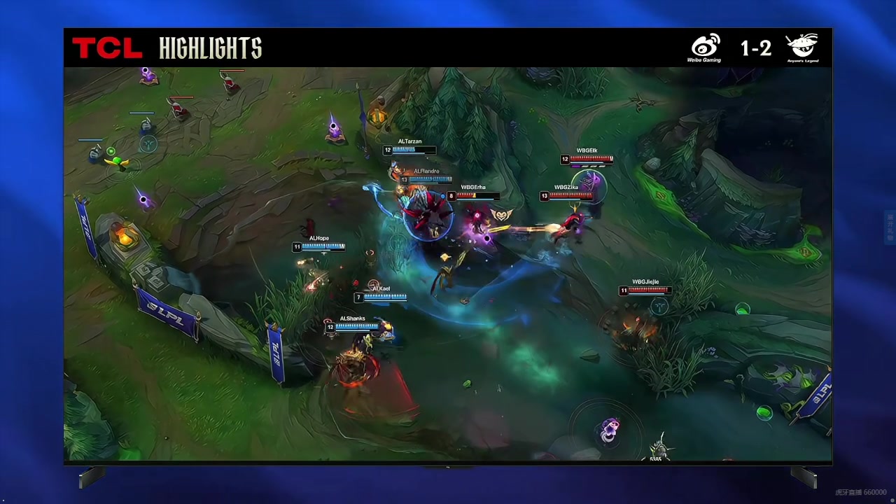 LPL第一赛段WBGvsAL 第三局高光时刻