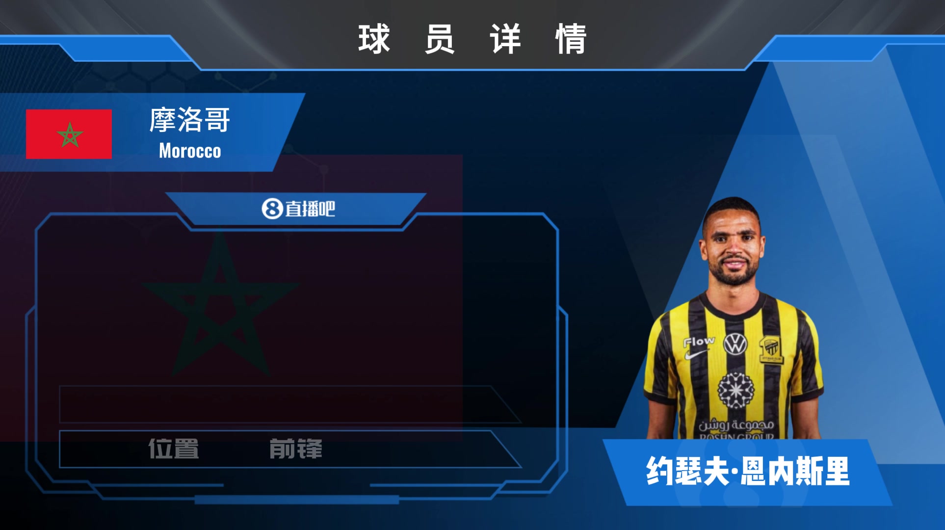 登陆沙特！吉达联合官宣摩洛哥前锋恩内斯里加盟！欣赏集锦吧~