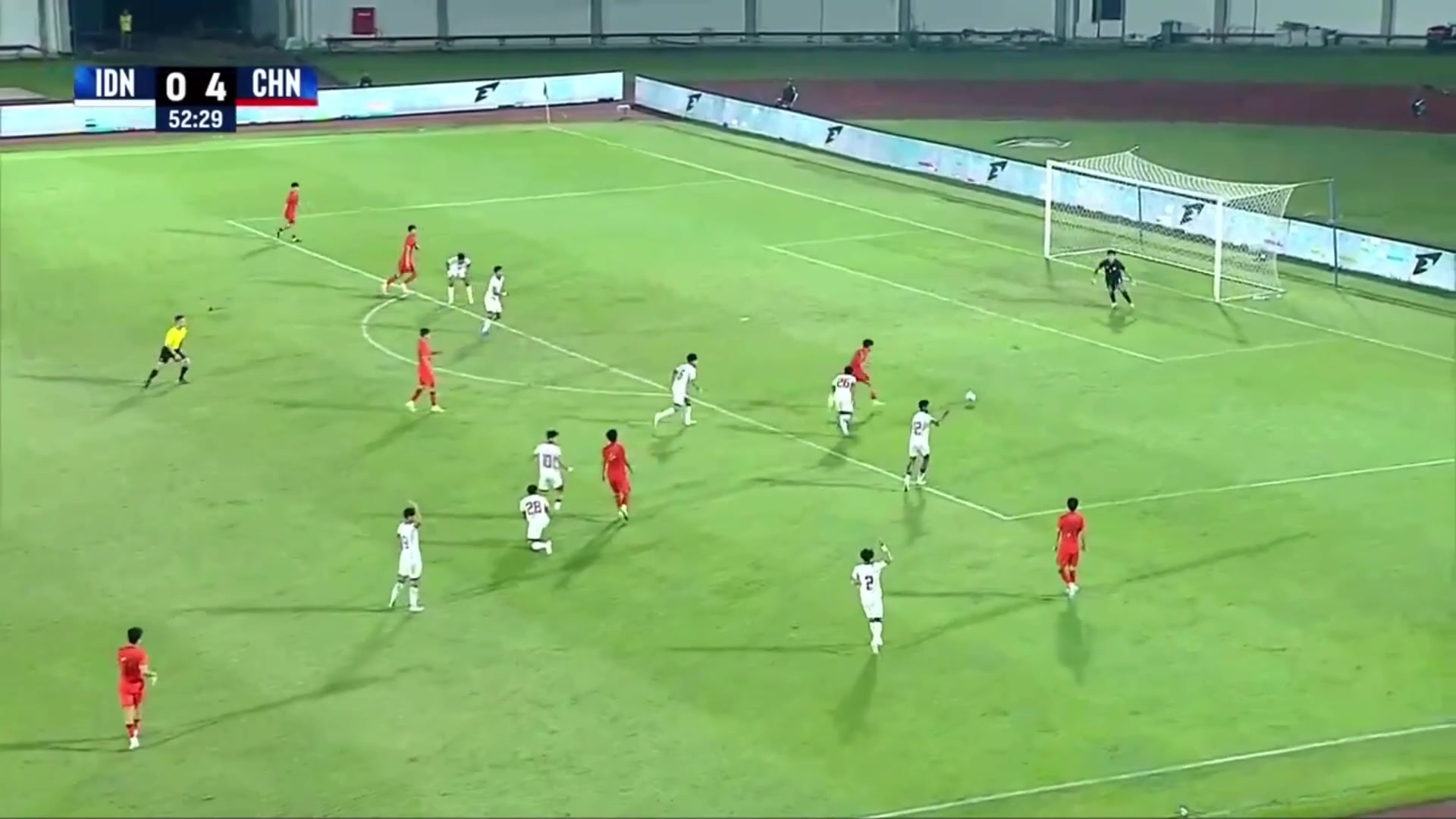 U17国足5-0领先！帅惟浩快速反应前插上演梅开二度