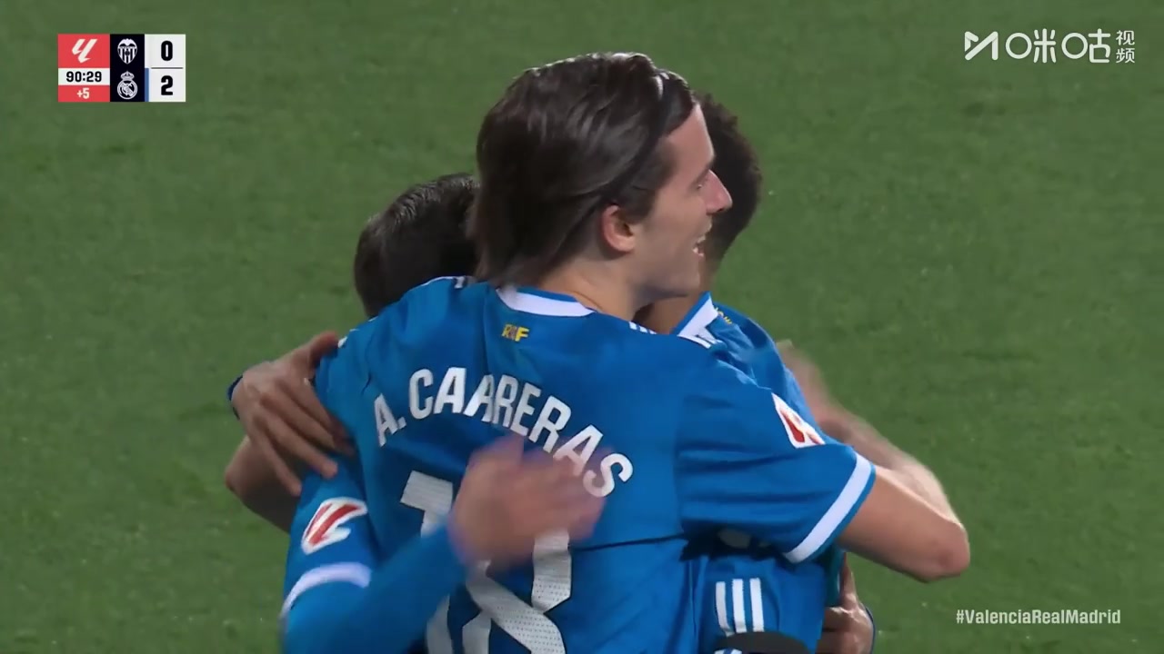 皇马再下一城！迪亚斯传中助攻！姆巴佩跟进轻松推射破门！