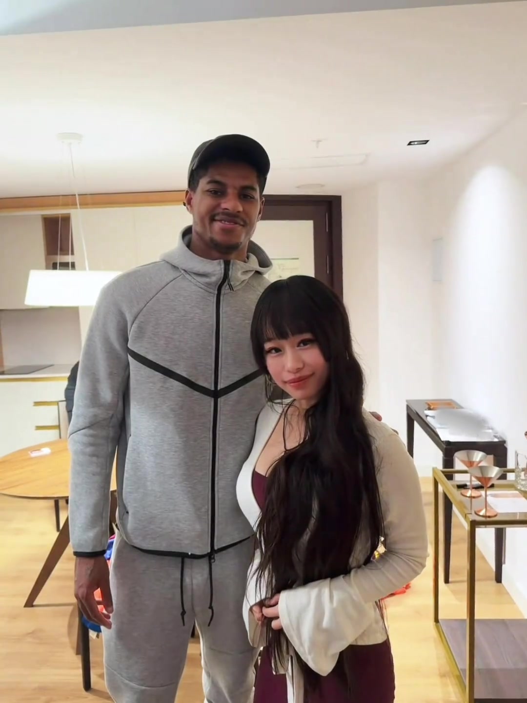 最萌身高差！大老师和拉师傅&孔德合影