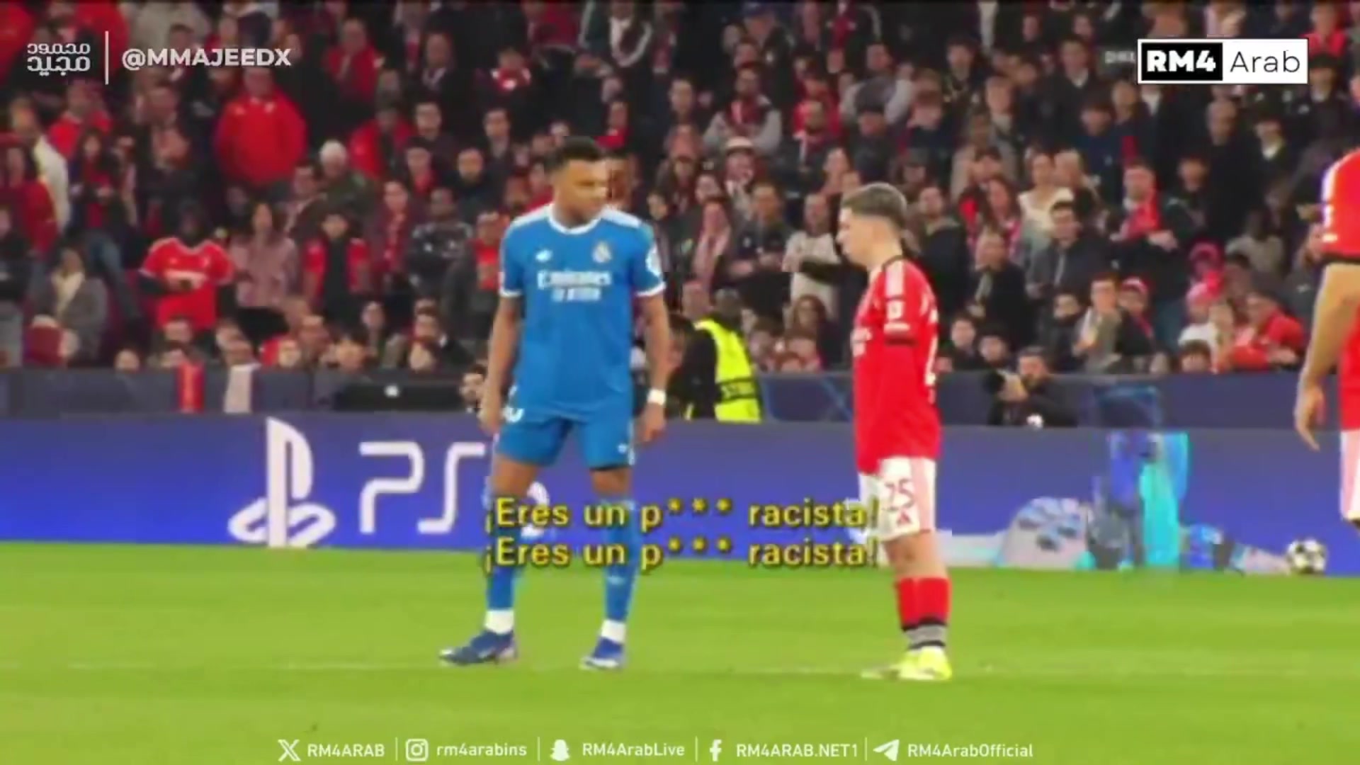 西媒解读唇语：姆巴佩贴脸怒喷对手“你这个种族歧视的混蛋”