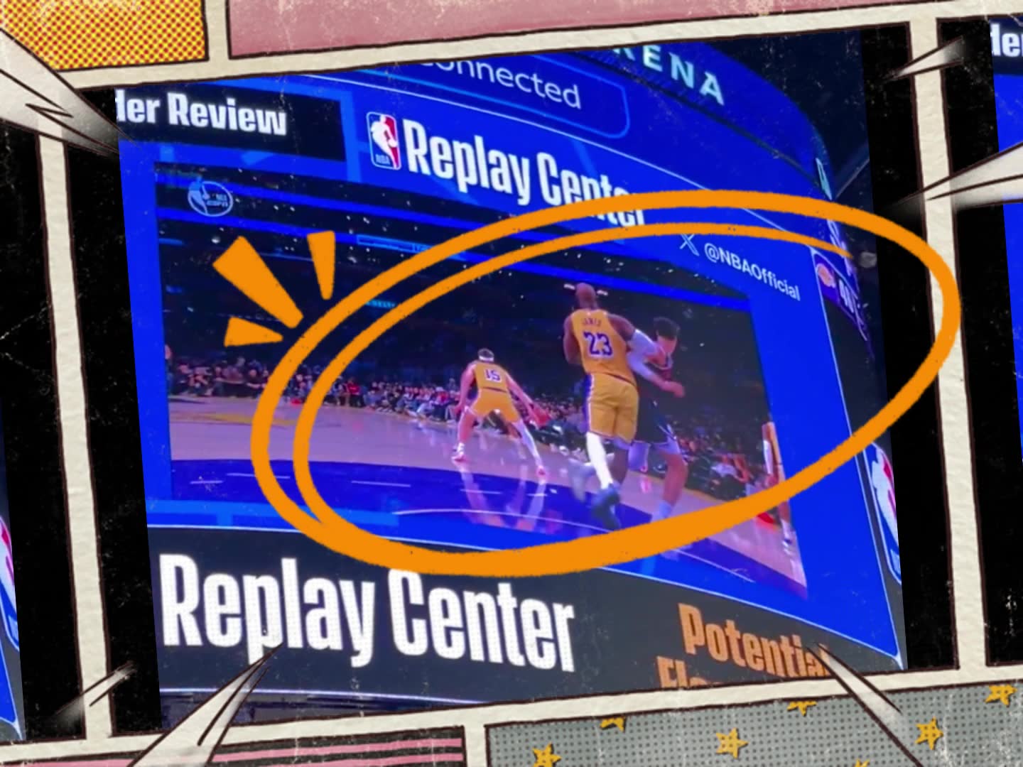 一级恶犯！快船新秀尼德豪泽暗肘詹姆斯这下结结实实啊！