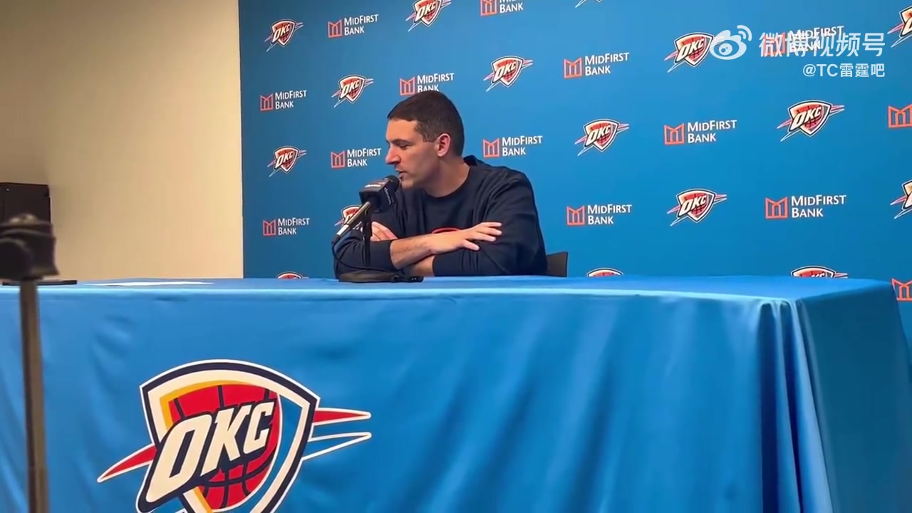 雷霆主帅：我们赛前对谁防哈登，谁防米切尔进行了队内投票