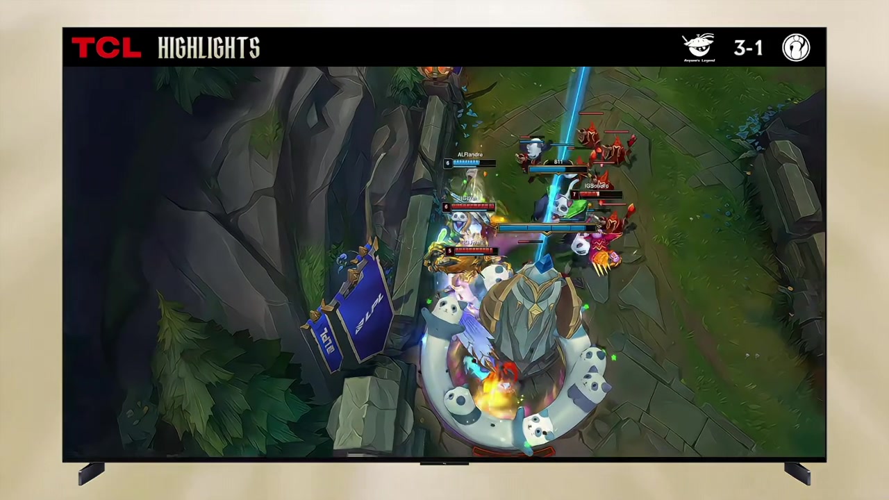 LPL第一赛段淘汰赛 AL vs iG第四局高光时刻