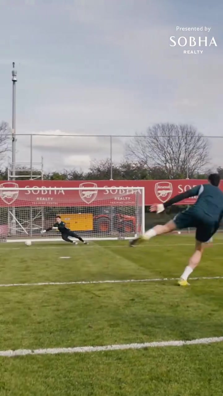 就在今年？阿森纳球员的射门训练！