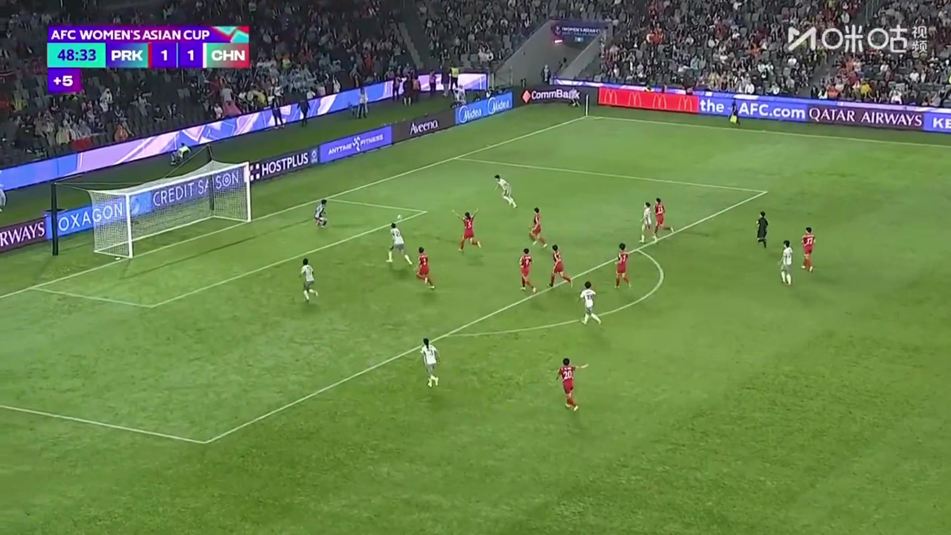 反超！王霜补时破门裁判吹罚越位，VAR介入改判有效