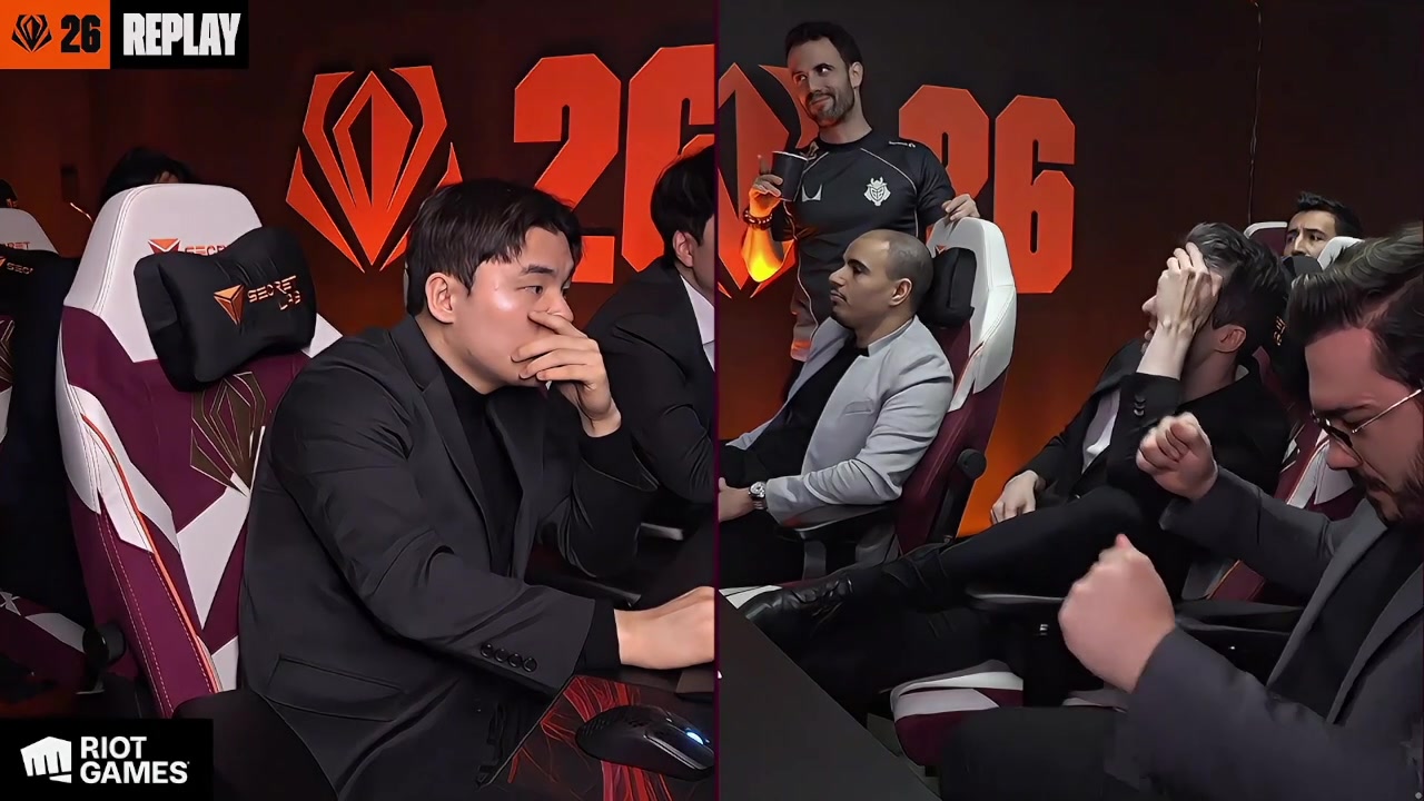 人的悲欢并不相通！G2休息室教练兴奋舞动 BFX教练陷入沉默