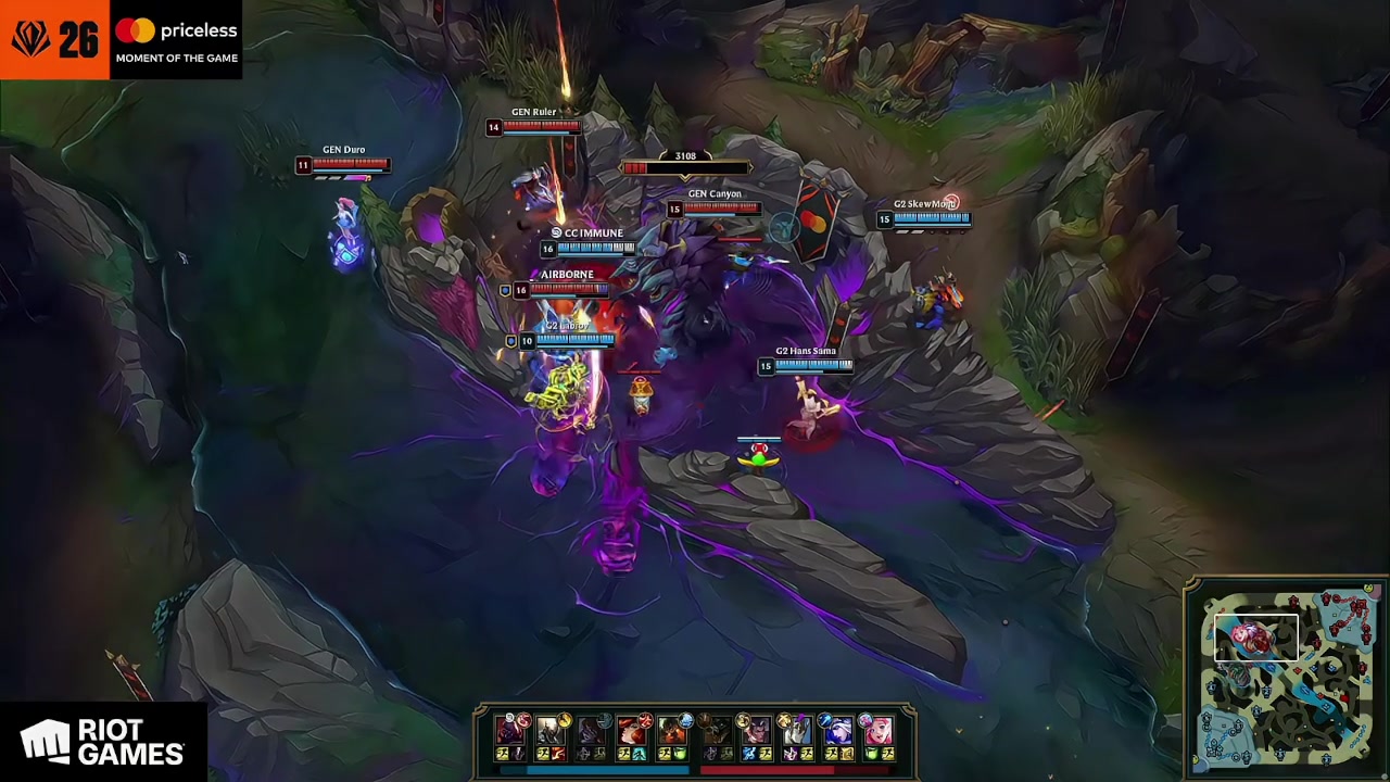 SkewMond铁血抢龙！G2大龙团杀灭GenG的最后希望