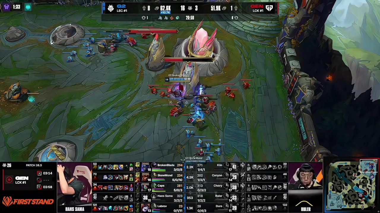 庆祝时刻到！G2选手与教练组赛后全部喜开颜开相互拥抱